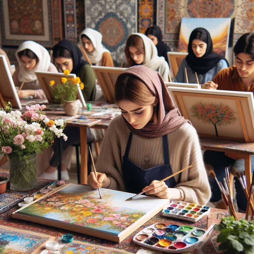 یک تصویر مربوط به بهترین آموزشگاه نقاشی در تهران